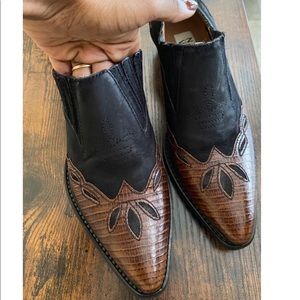 Brown Flat Tailored Shoes